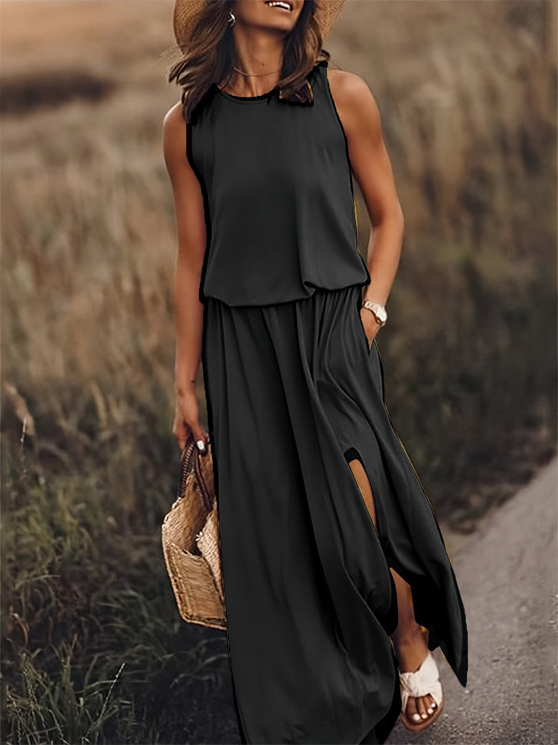 Minerva | Sleeveless Maxi Gown