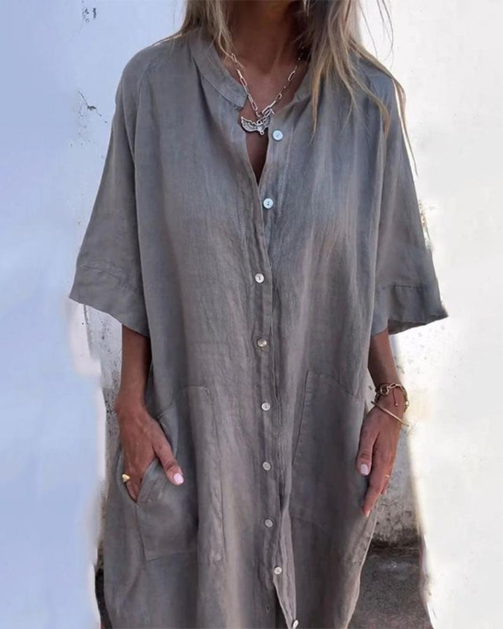 Madelyn | Boho Shirt Dress