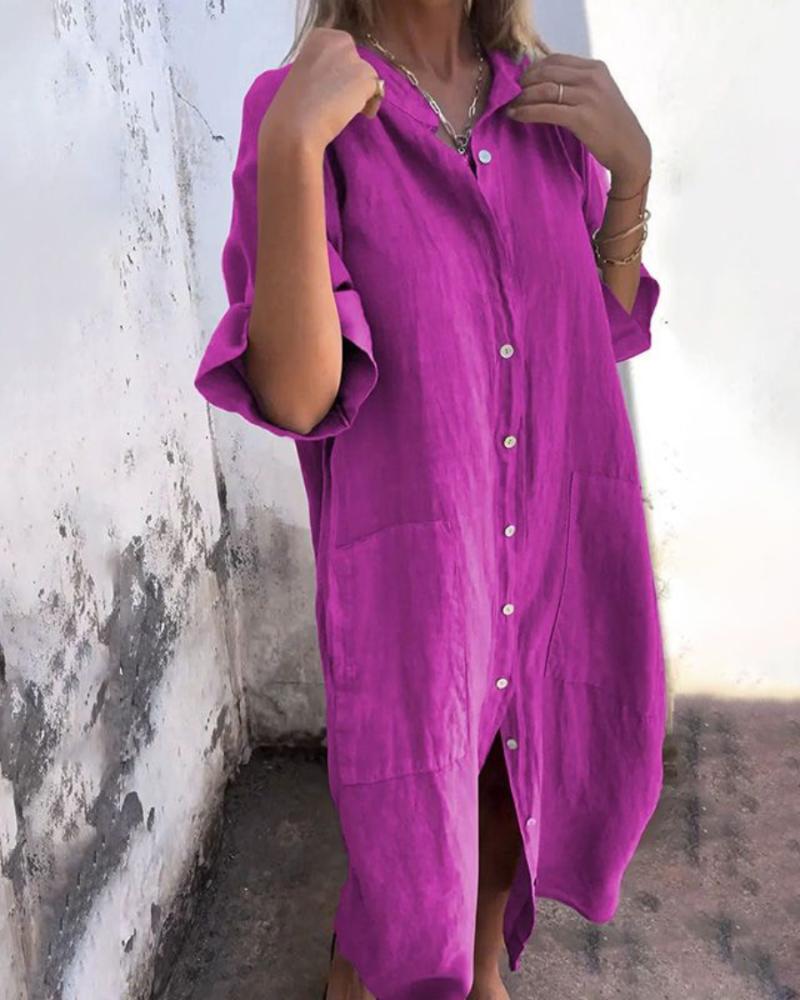 Madelyn | Boho Shirt Dress