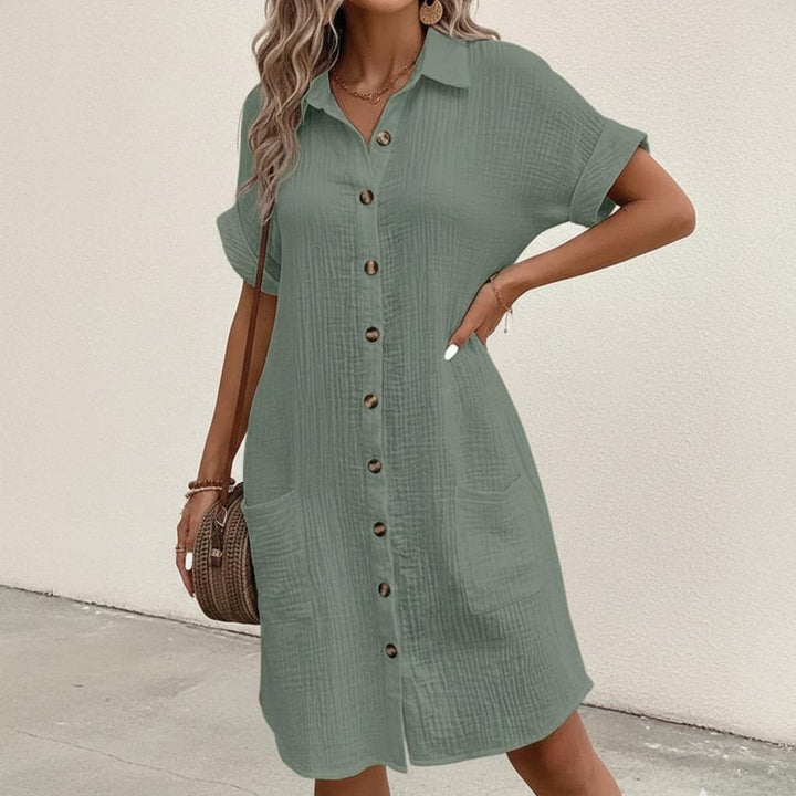 Brooklyn | Cotton Polo Shirt Dress
