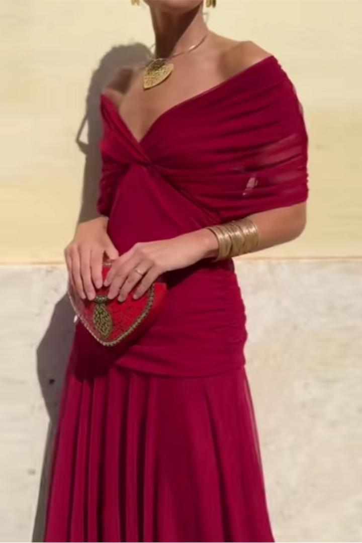 Lorenza | Elegant Maxi Wedding Guest Dress