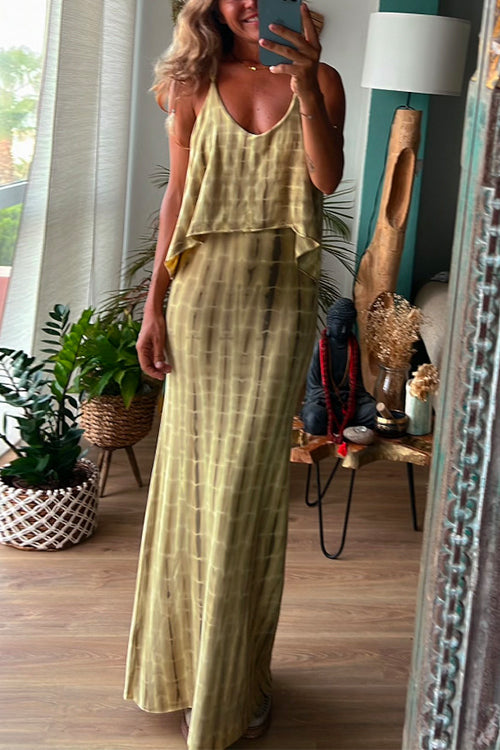 Everly | Women's Textured Strappy Maxi Dress