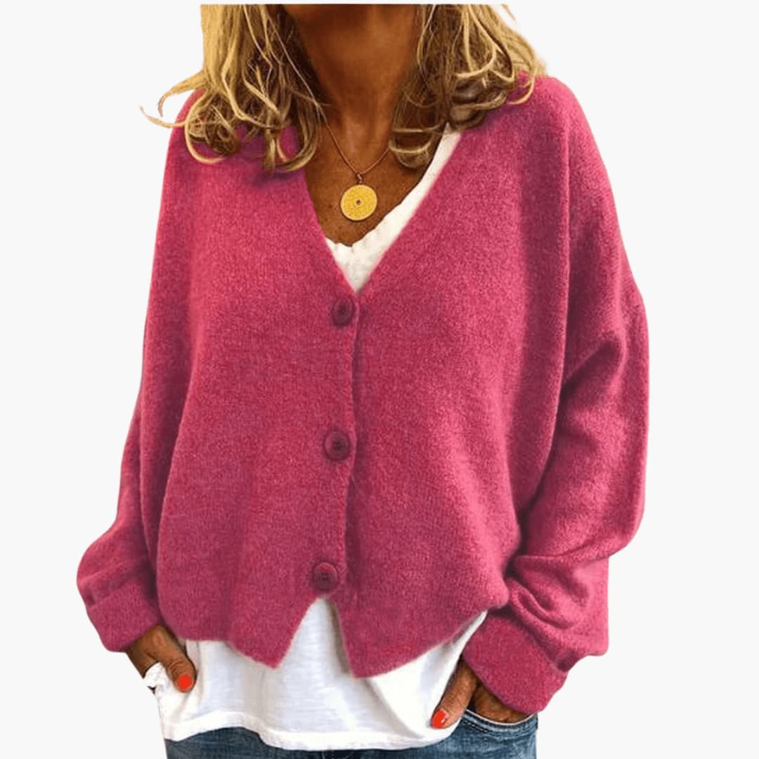 Jennifer | Women's Knitted Button Cardigan