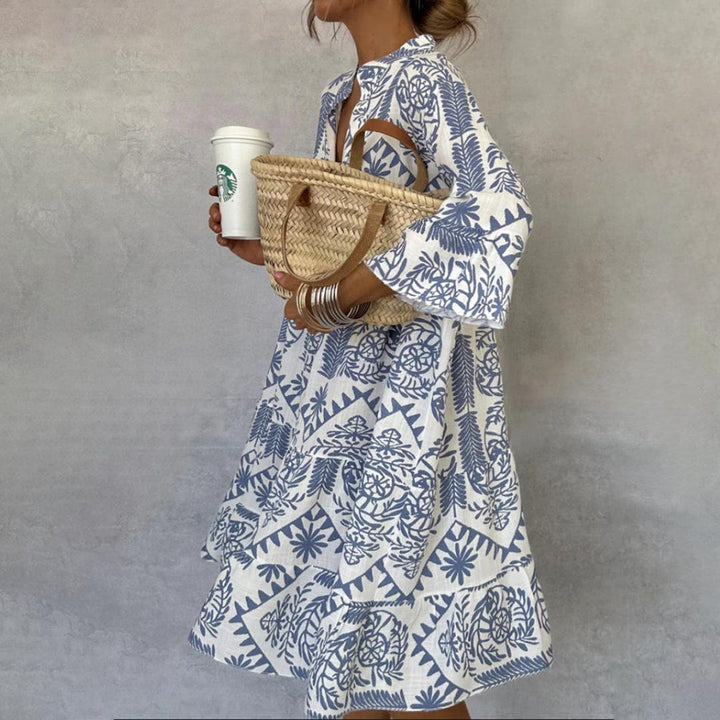 Idalina | Stylish Printed Dress