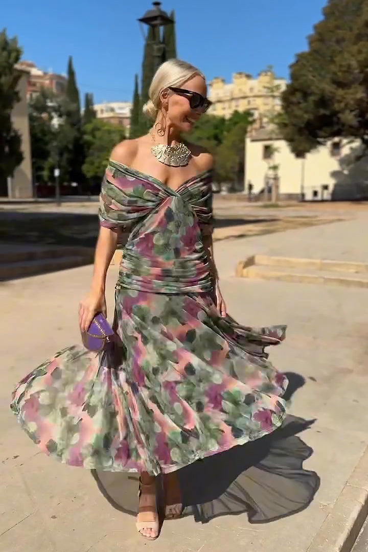 Lorenza | Elegant Maxi Wedding Guest Dress