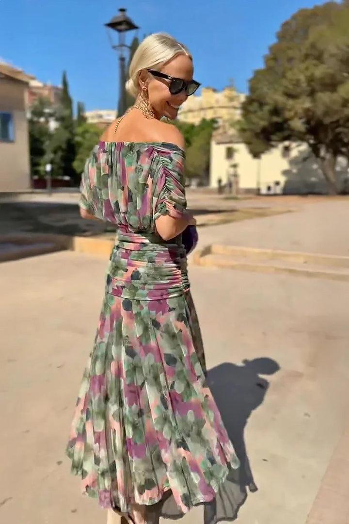 Lorenza | Elegant Maxi Wedding Guest Dress
