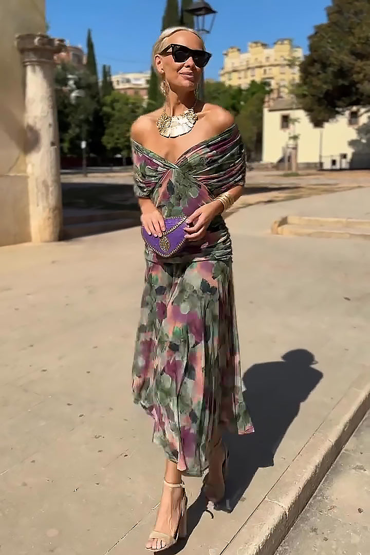Lorenza | Elegant Maxi Wedding Guest Dress