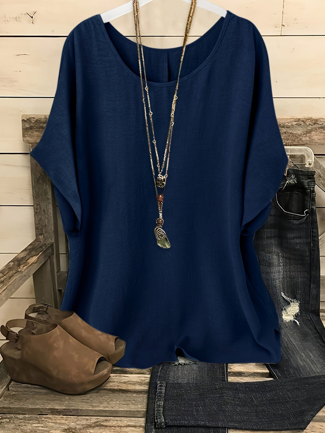 Odette | Relaxed Short Sleeve Top
