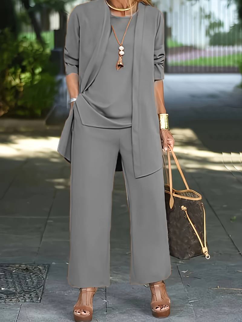 Samantha | Loose Three Piece Set for Women