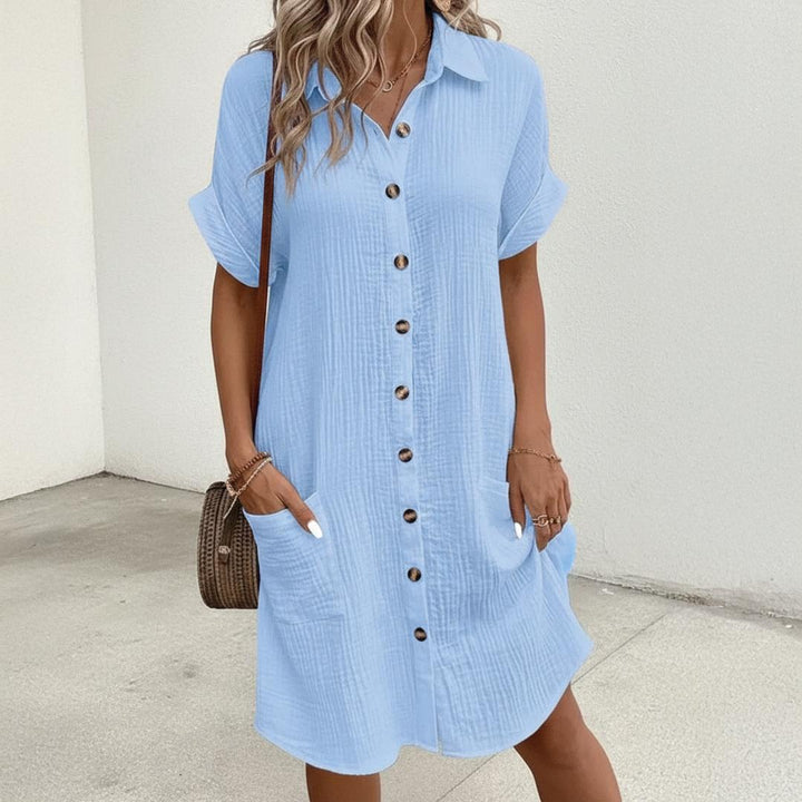 Brooklyn | Cotton Polo Shirt Dress