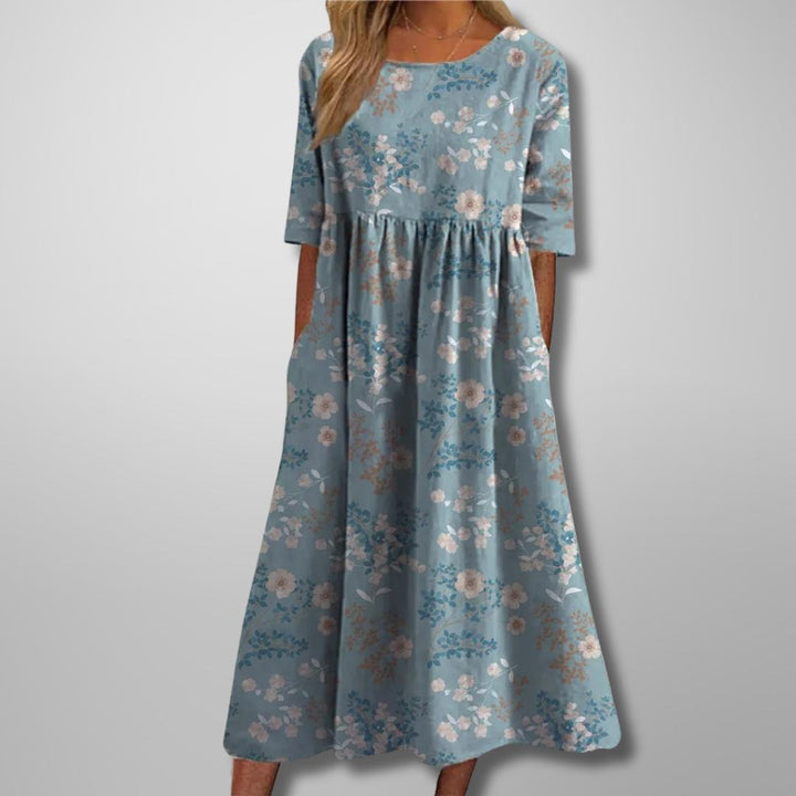 Margaret | Short Sleeve Loose Fit Midi