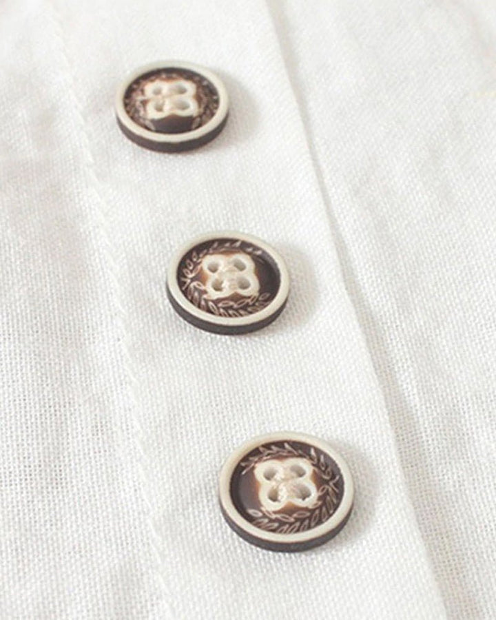 Birdie | Relaxed Button Detail Top