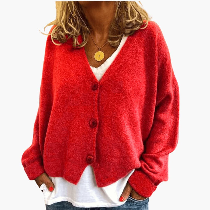 Jennifer | Women's Knitted Button Cardigan
