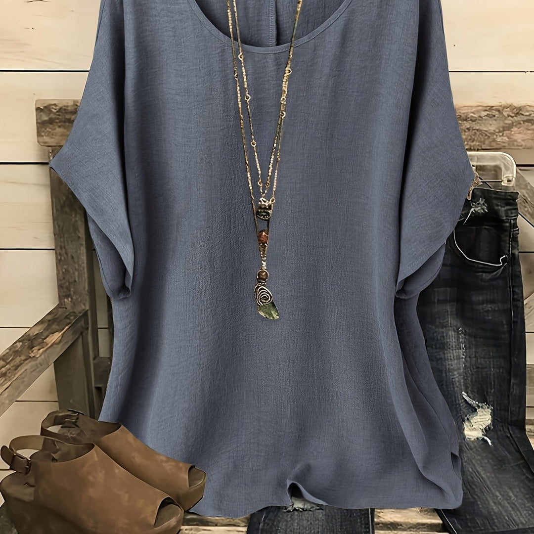 Odette | Relaxed Short Sleeve Top