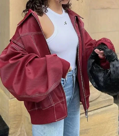 Isabella | Women's Oversized Bomber Jacket