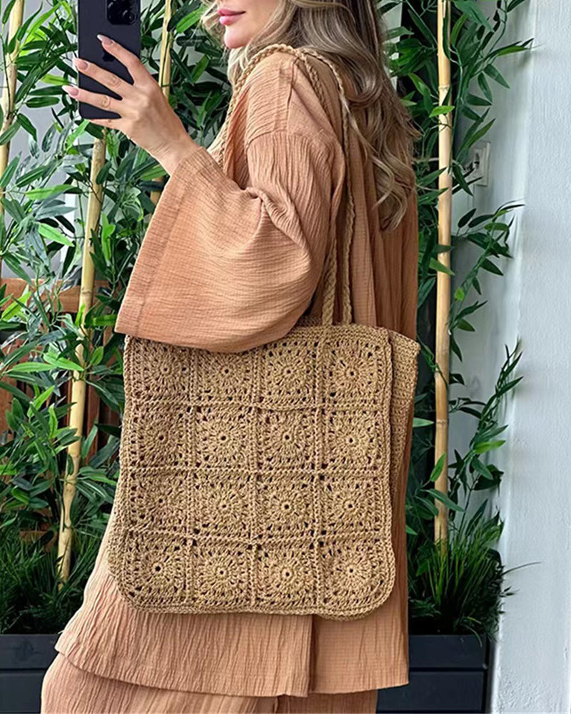 Layla | Women's Kimono Duster & Wide-Leg Pant Set