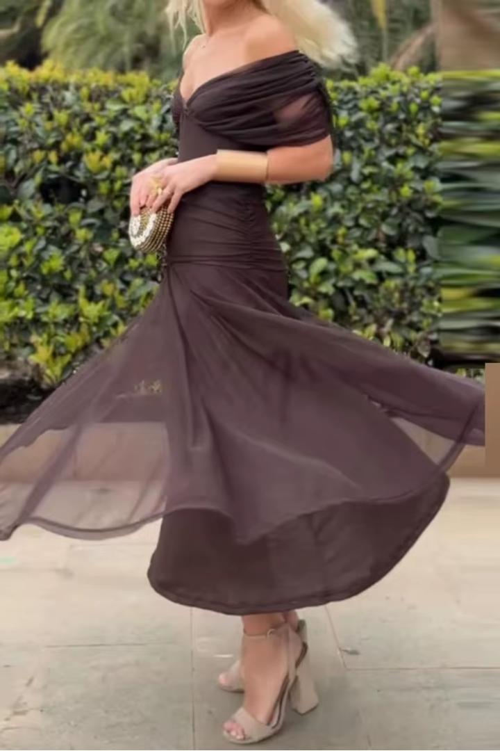 Lorenza | Elegant Maxi Wedding Guest Dress