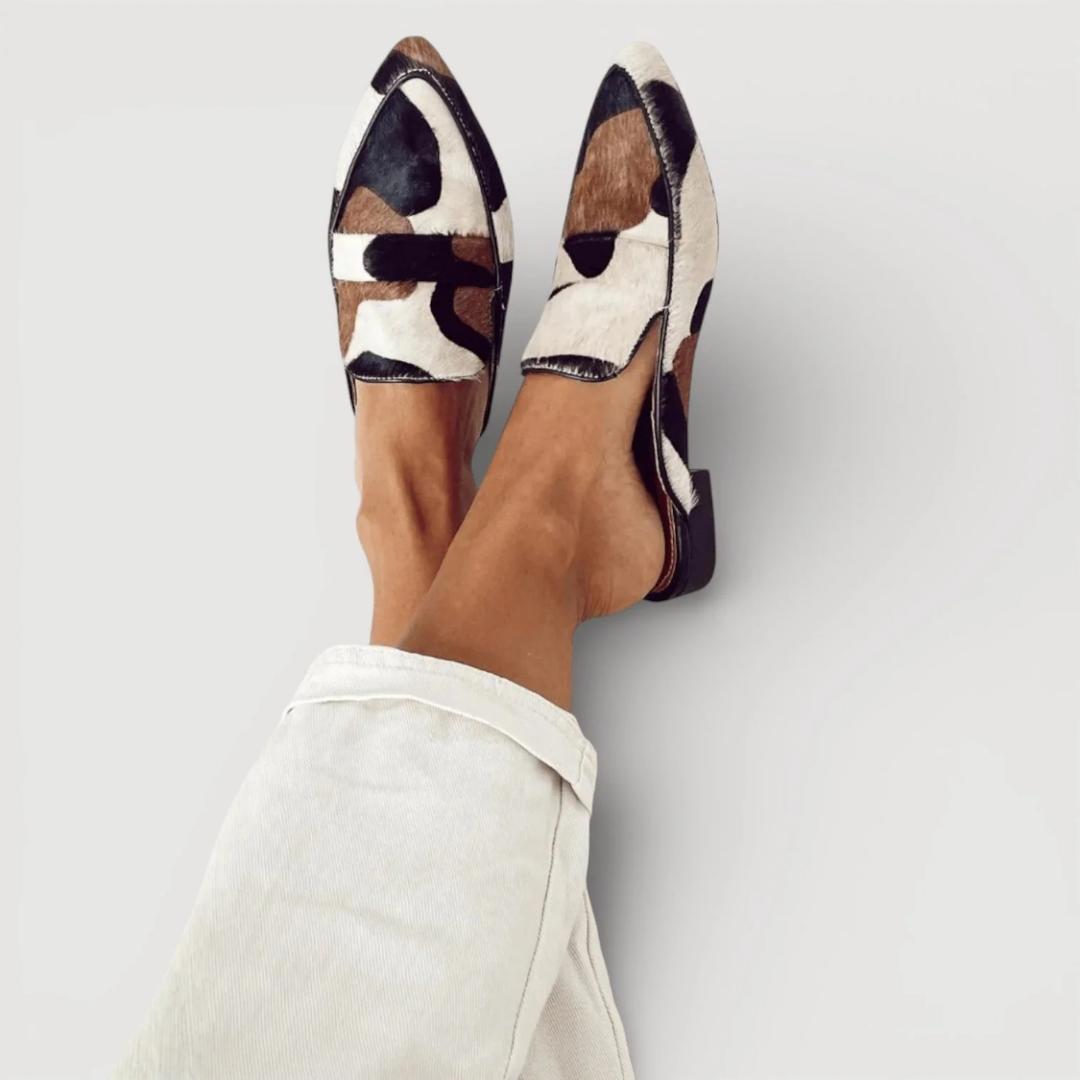 Kaitlyn | Mocassins With Abstract Pattern
