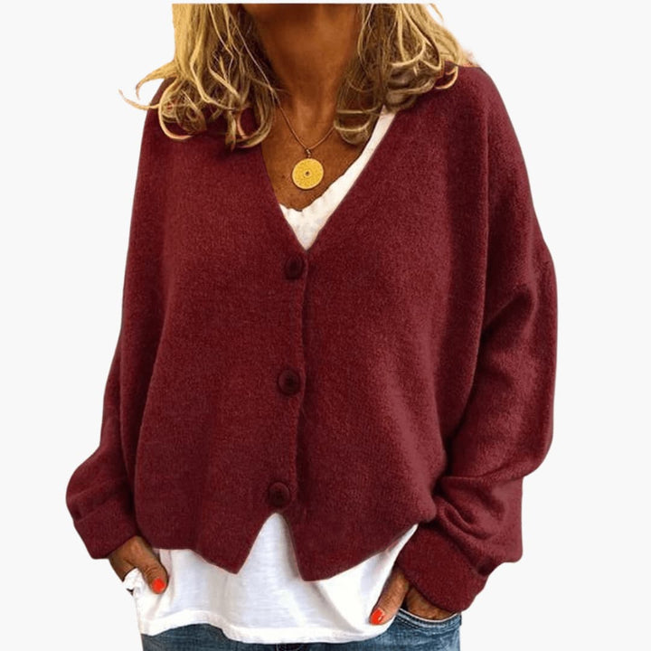 Jennifer | Women's Knitted Button Cardigan