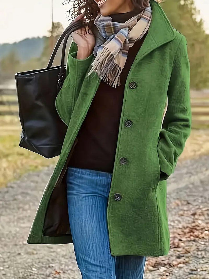 Everly | Coat with Buttons and Pockets for Women