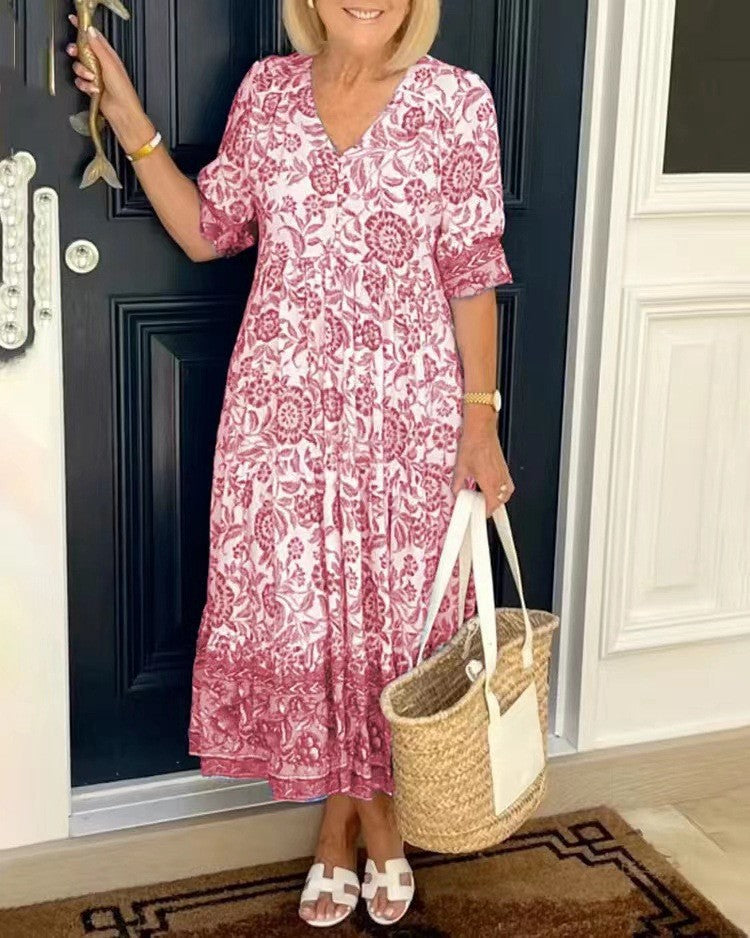 Dorothy | Tiered Floral Maxi Dress