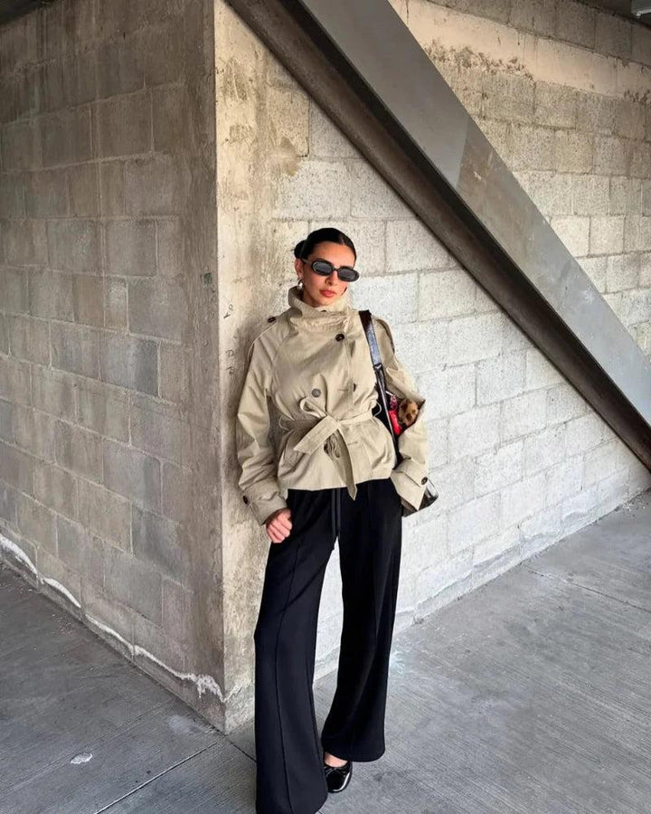 Ellie | Cropped Trench Coat