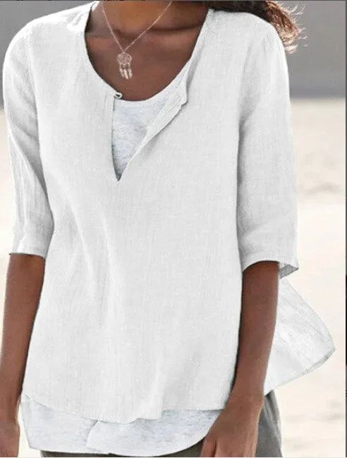 Aria | Women’s Layered Casual Blouse