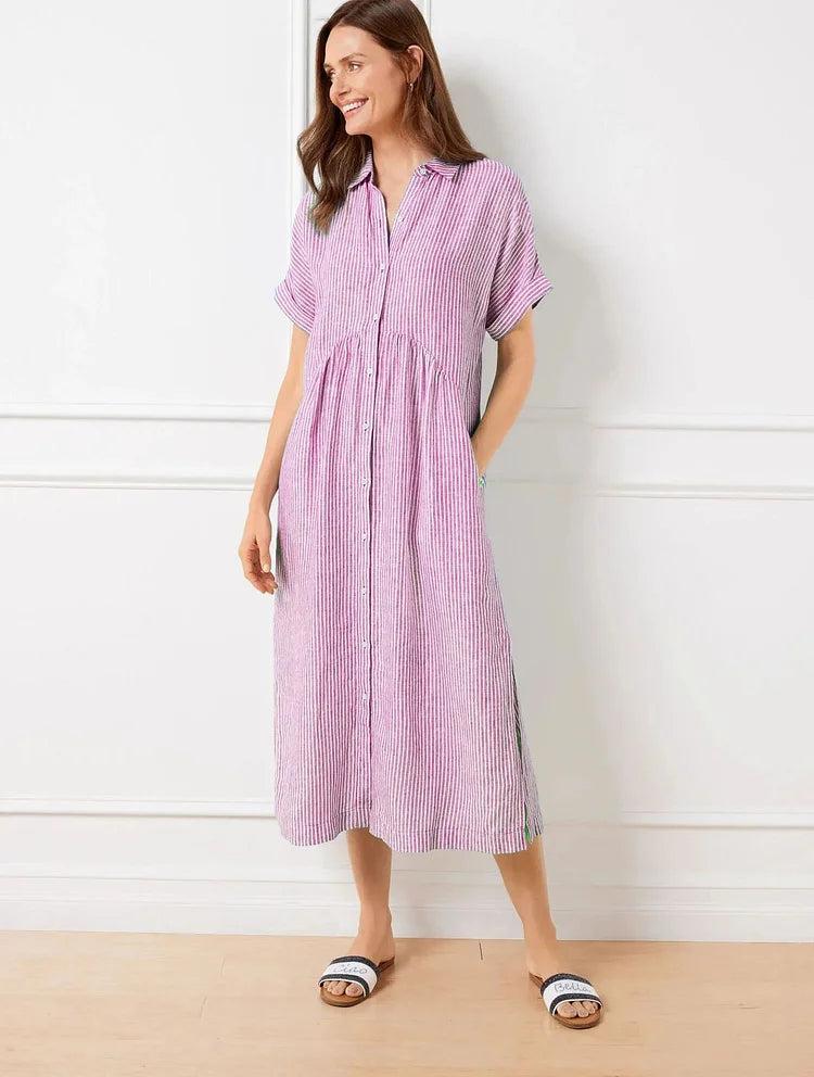 Brooklyn | Women’s Striped Shirt Dress