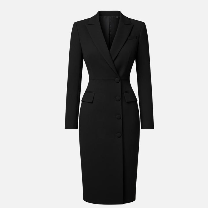 Tifanny | Blazer Dress – Long Sleeve Bodycon Midi Dress