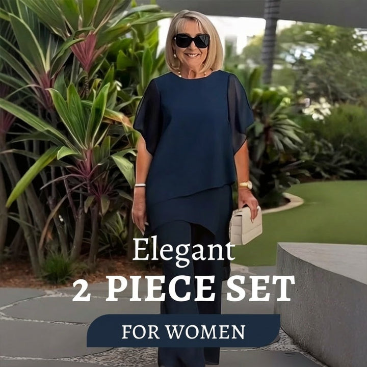 Layla | Elegant Top and Pants Two Piece Set