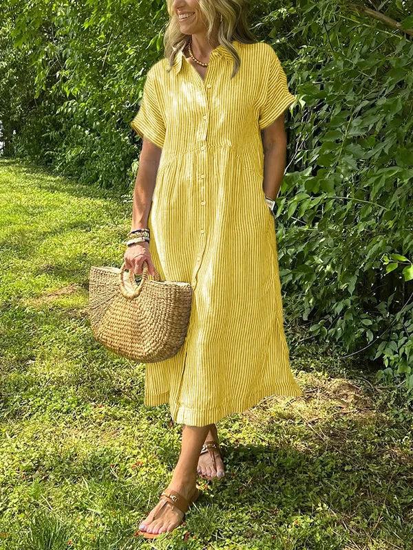 Brooklyn | Women’s Striped Shirt Dress