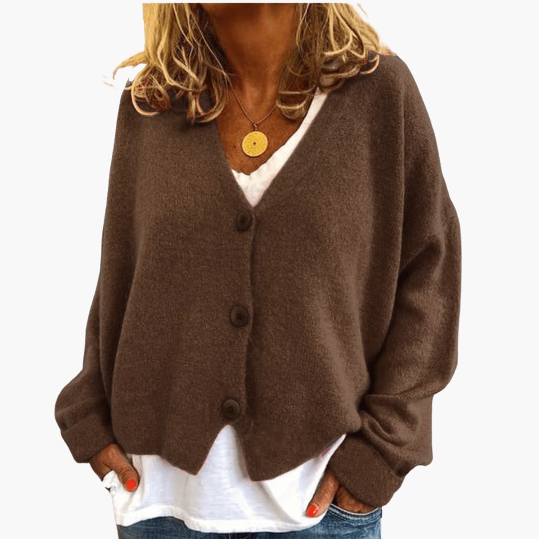 Jennifer | Women's Knitted Button Cardigan