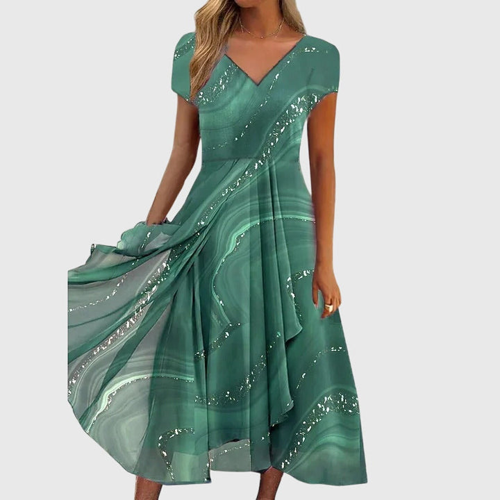Aubrielle | Flowing Casual Midi Dress