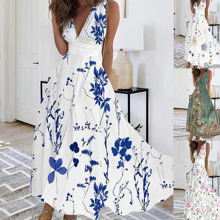 Magnolia | Women’s Sleeveless Floral Maxi Dress