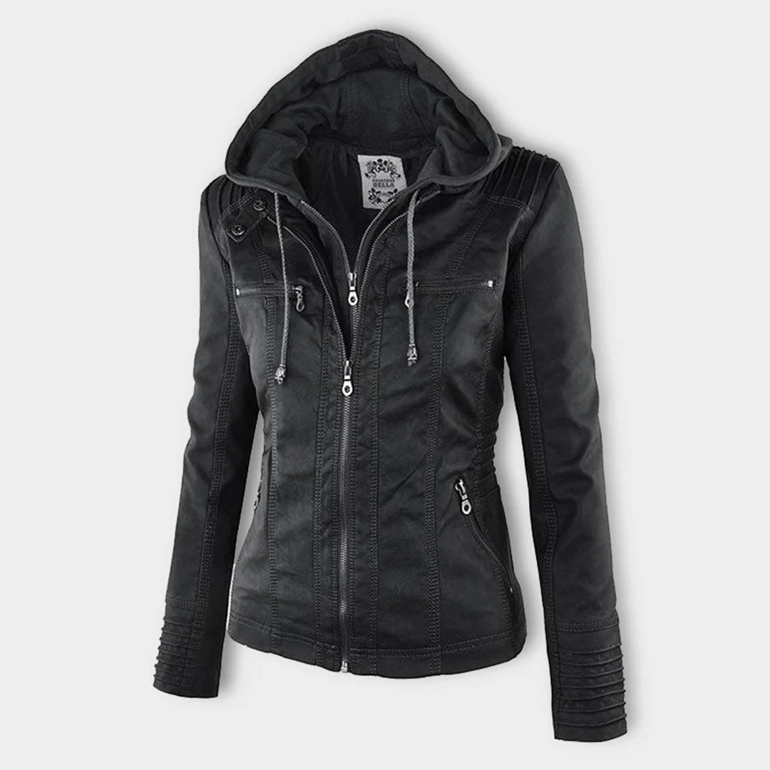 Vivienne | Weather Resistant Leather Jacket