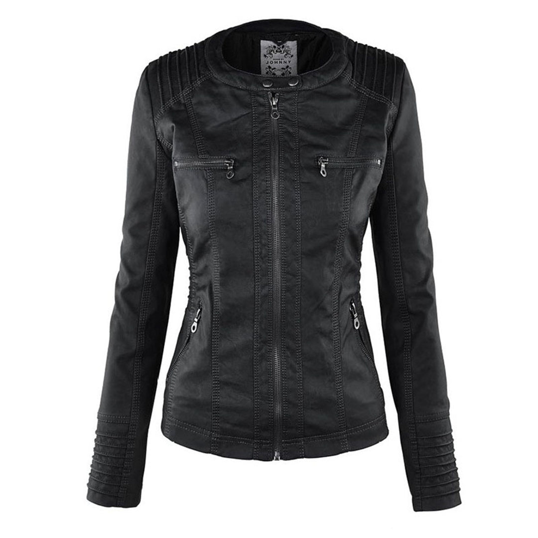 Vivienne | Weather Resistant Leather Jacket