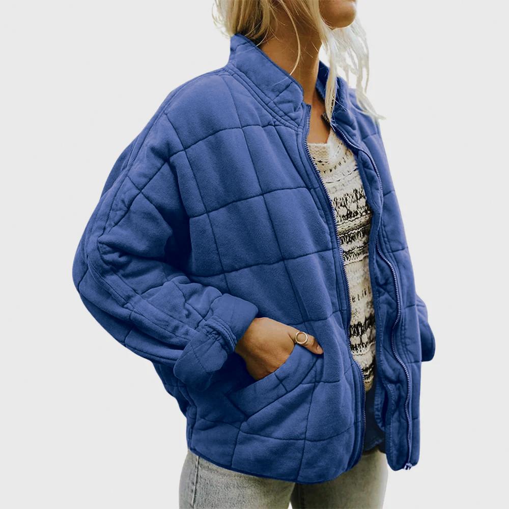 Emily | Quilted Zip Jacket