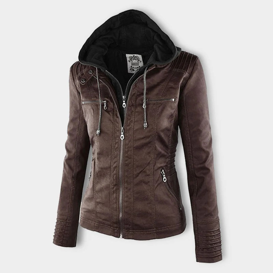 Vivienne | Weather Resistant Leather Jacket