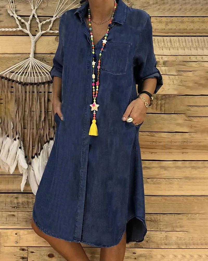 Isabella | Stylish Casual Shirt Dress with Comfortable Fit