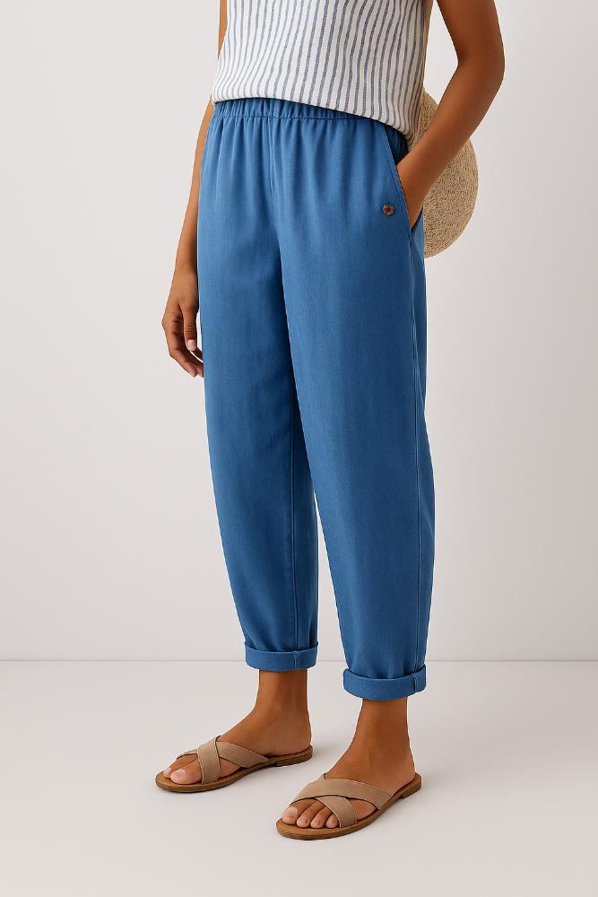 Melanie | Stylish Pants With Side Pockets