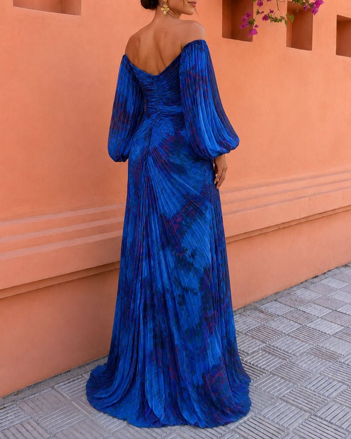 Ruth | Embellished Pleated Maxi Dress