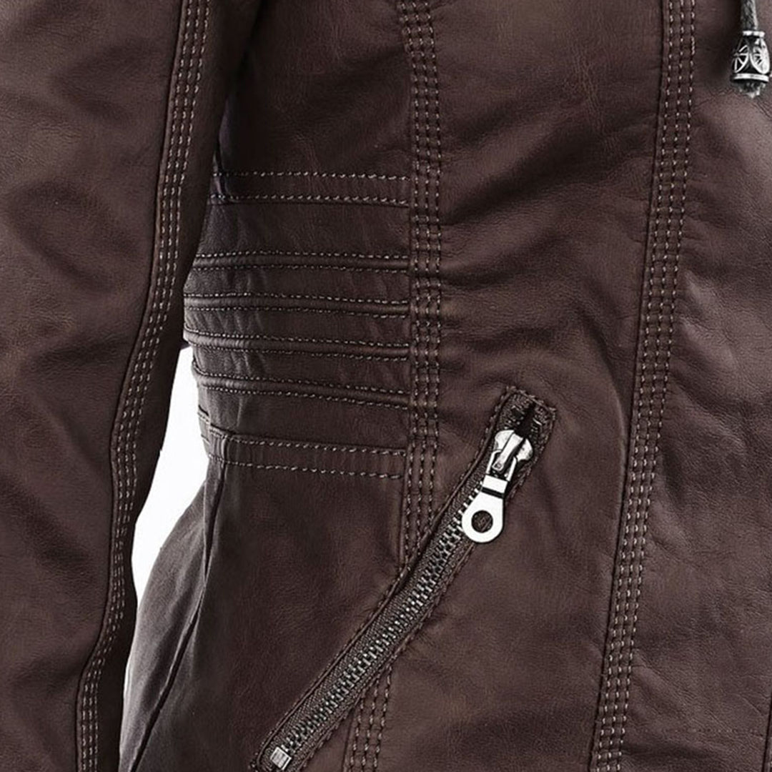 Vivienne | Weather Resistant Leather Jacket