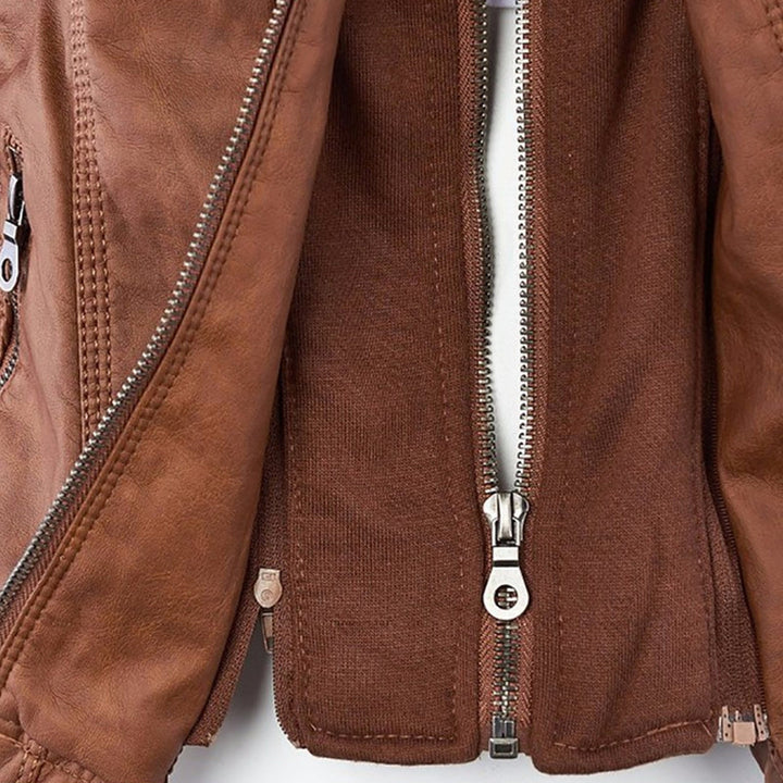 Vivienne | Weather Resistant Leather Jacket
