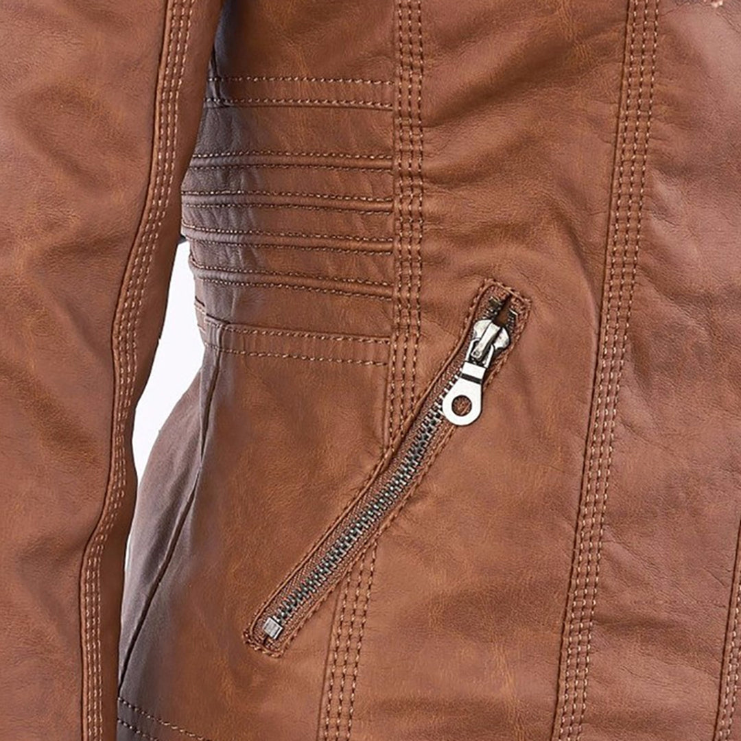 Vivienne | Weather Resistant Leather Jacket