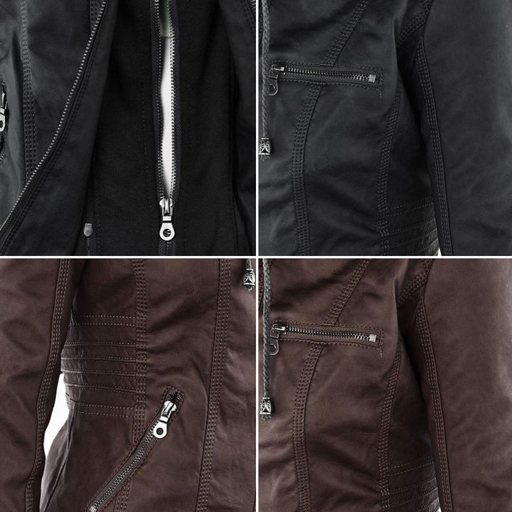 Vivienne | Weather Resistant Leather Jacket