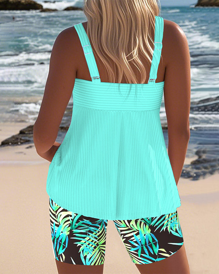 Ember | Women's Tummy Control Printed Tankini