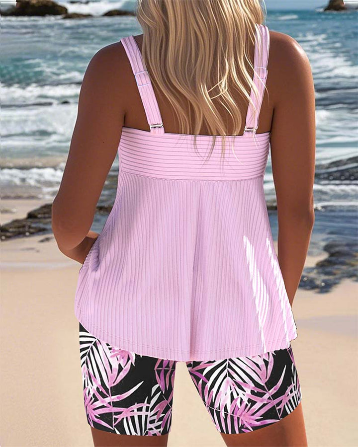 Ember | Women's Tummy Control Printed Tankini