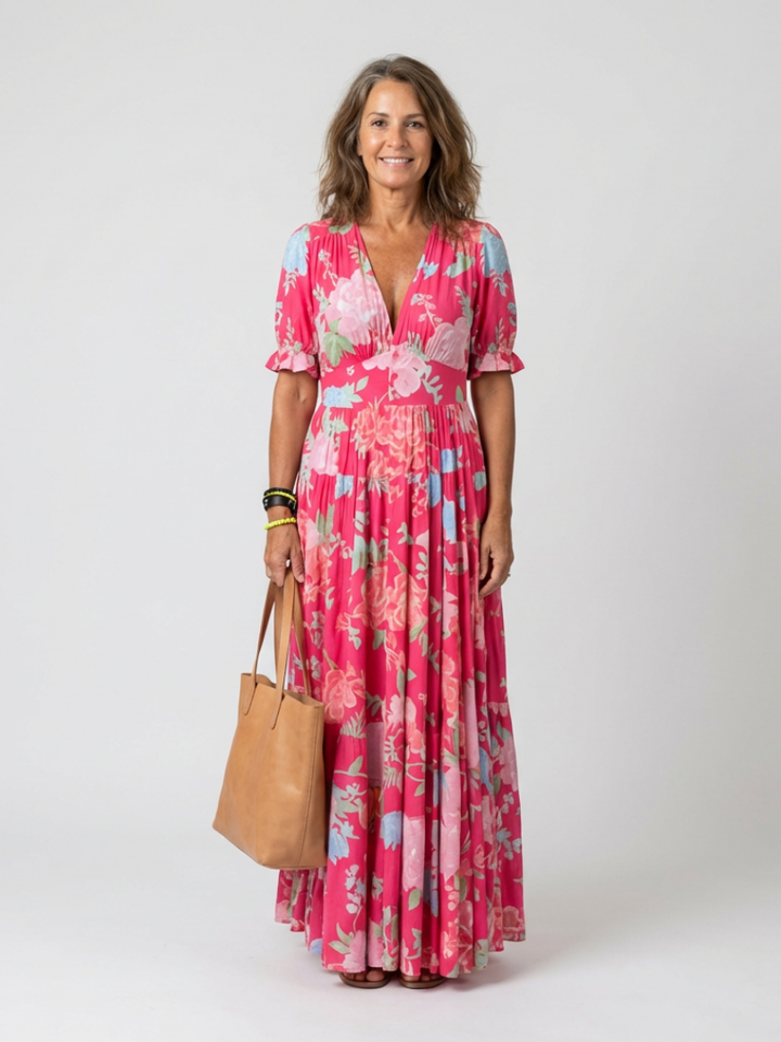 Delaney | Women's Floral Print Maxi Dress