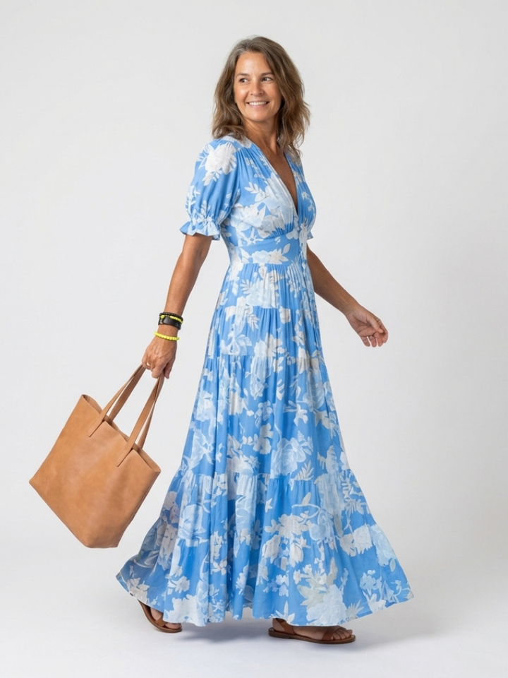 Delaney | Women's Floral Print Maxi Dress