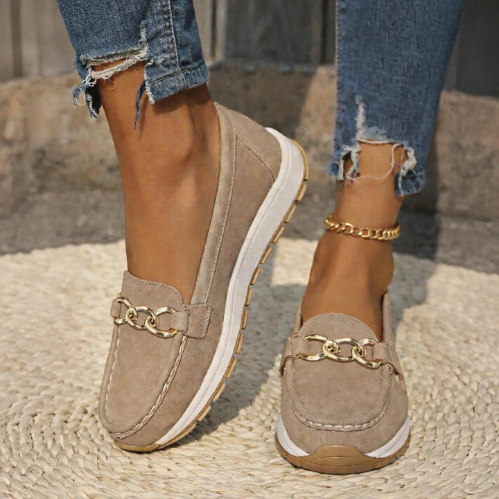 Ellie | Flat Buckle Loafers